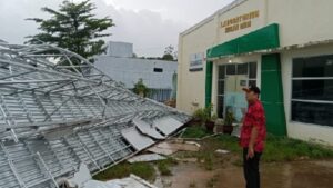 Sebanyak 23 rumah rusak berat dan 59 unit lainnya rusak ringan