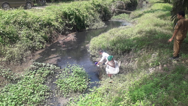 PT.Gresindo Minang Plantation belum memiliki izin pembuangan ke media sungai