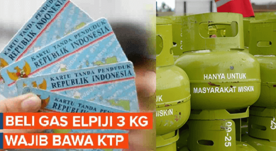 Ingat ya! Mulai Tanggal 1 Juni, Ketika Membeli LPG 3 Kg, Wajib Membawa KTP