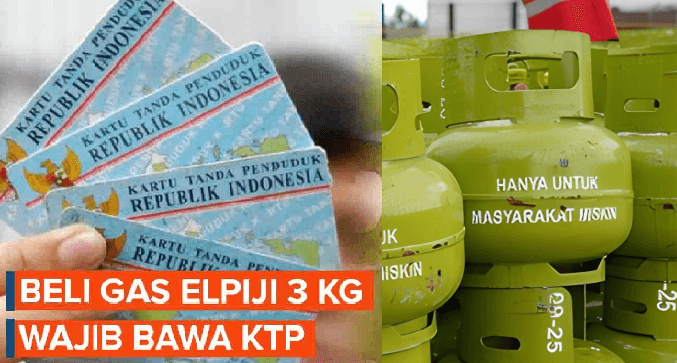 Ingat ya! Mulai Tanggal 1 Juni, Ketika Membeli LPG 3 Kg, Wajib Membawa KTP